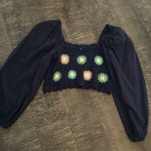 Crochet crop top